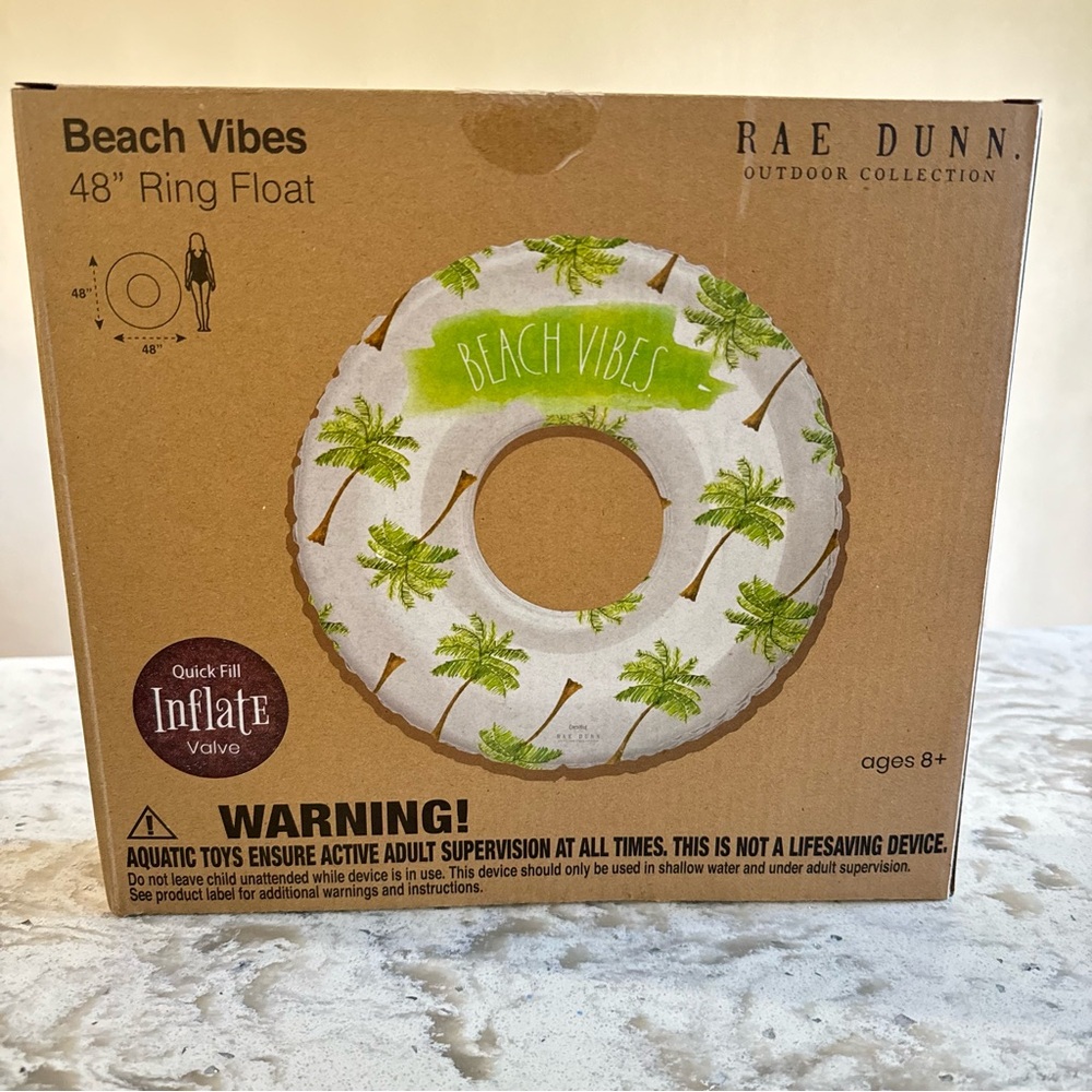 CocoNut Outdoor Rae Dunn 48" Ring Pool Float